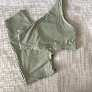 Set Active Baby Saige Biker Short and One Shoulder Top Set